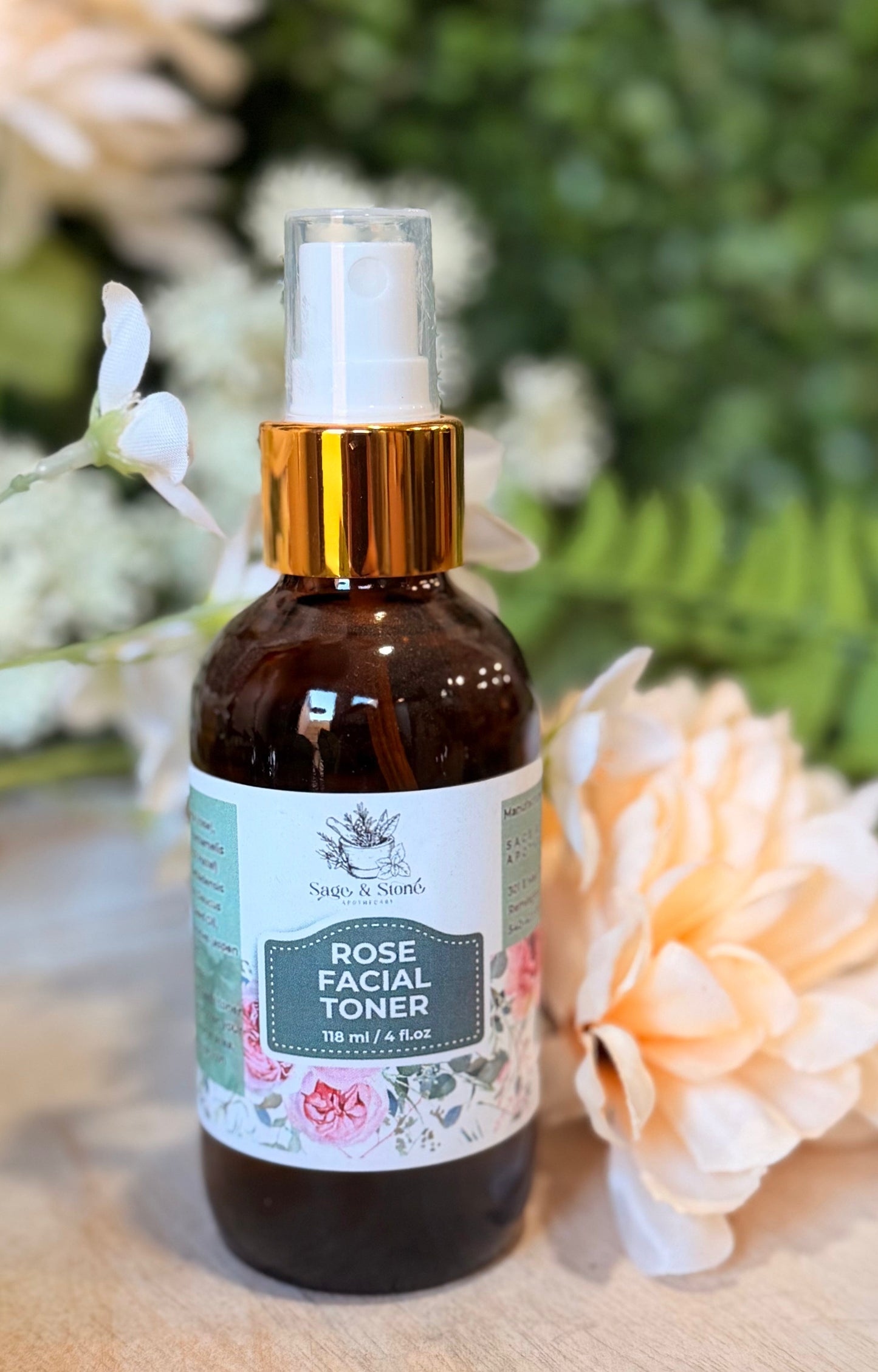 Rose Facial Toner – Hydrating & Soothing Skin Mist