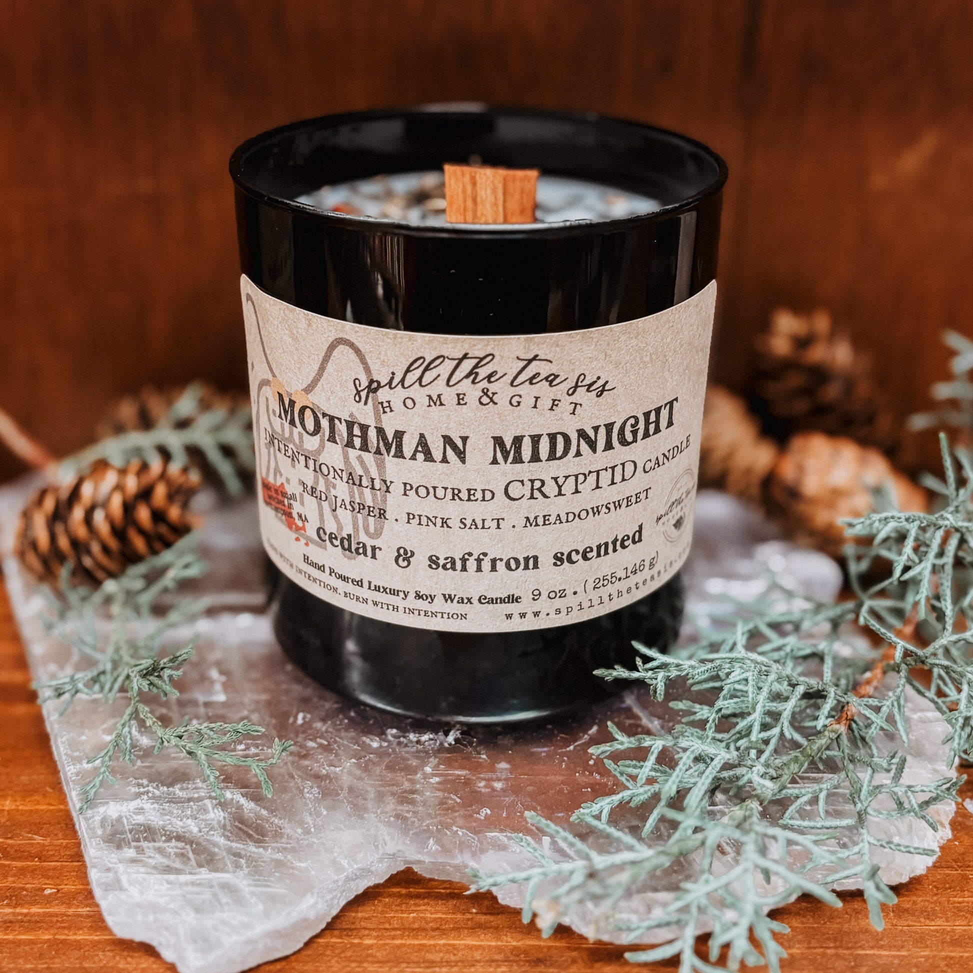 Mothman Midnight Intention Soy Wax Candle - 9oz - Spirit Nest