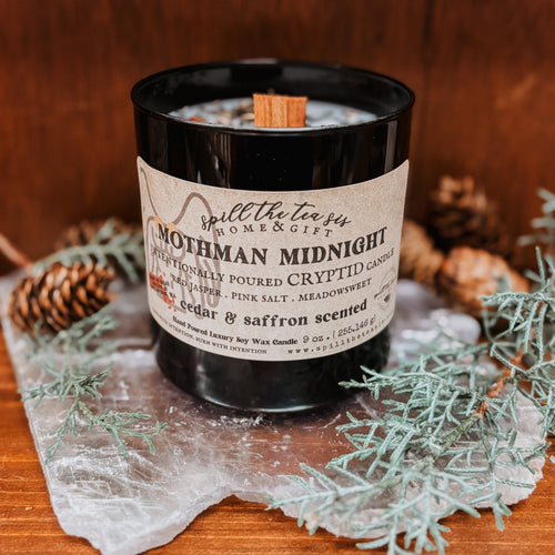 Mothman Midnight Intention Soy Wax Candle - 9oz - Spirit Nest
