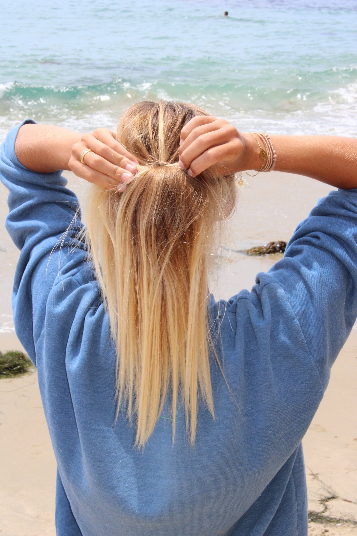 Encinitas Hair Tie Bracelet Set - Waterproof No-Snag Elastic Stacks - Spirit Nest