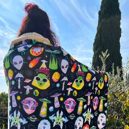 Di-Orbs Hoodie Blanket