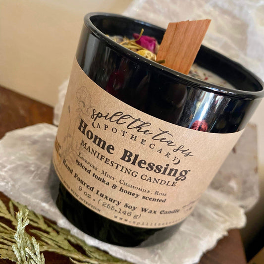 Home Blessings Intention Candle | New Home, New Job & New Beginnings - Spirit Nest