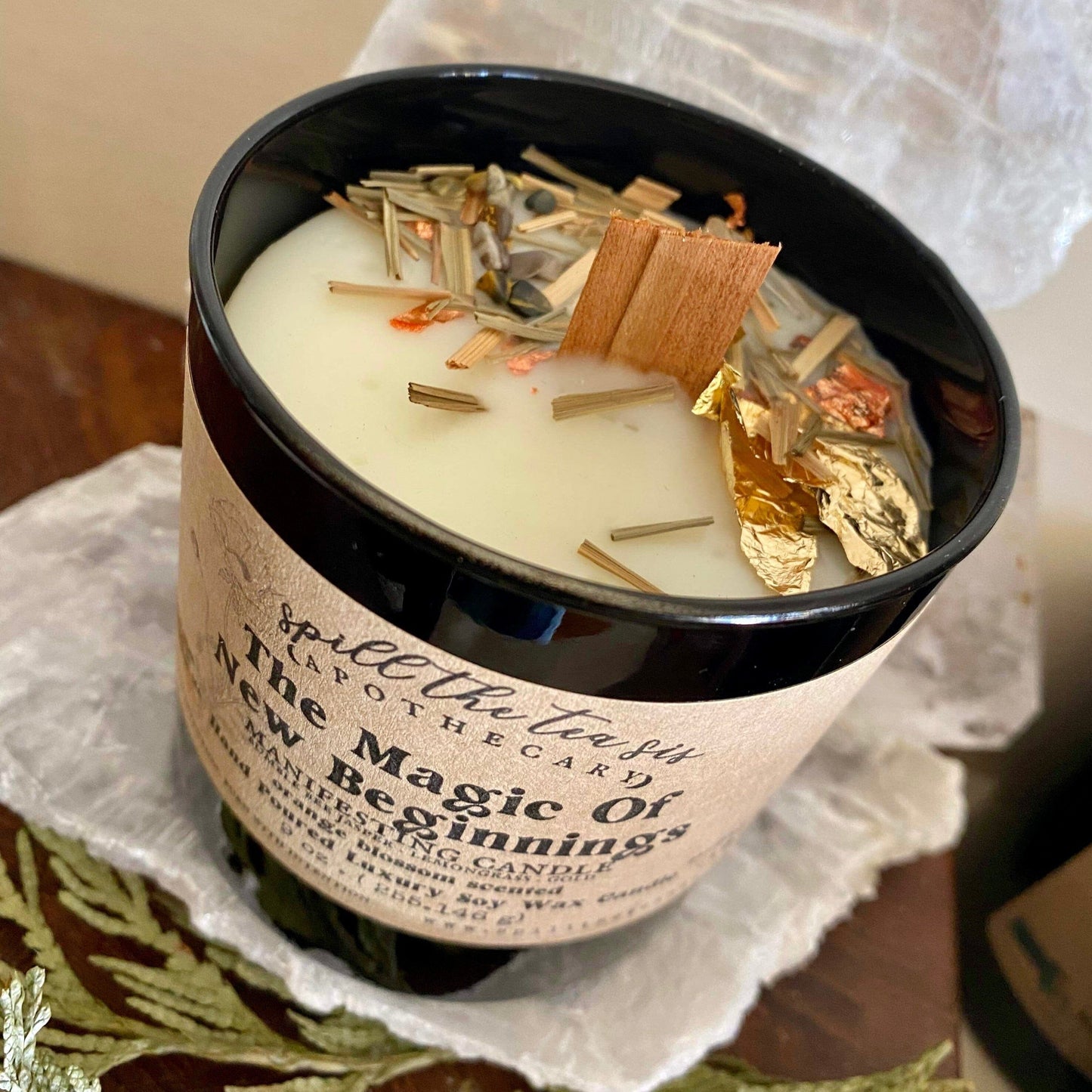 Magic of New Beginnings Intention Candle | Road Opener & Manifestation Soy Wax Candle - Spirit Nest