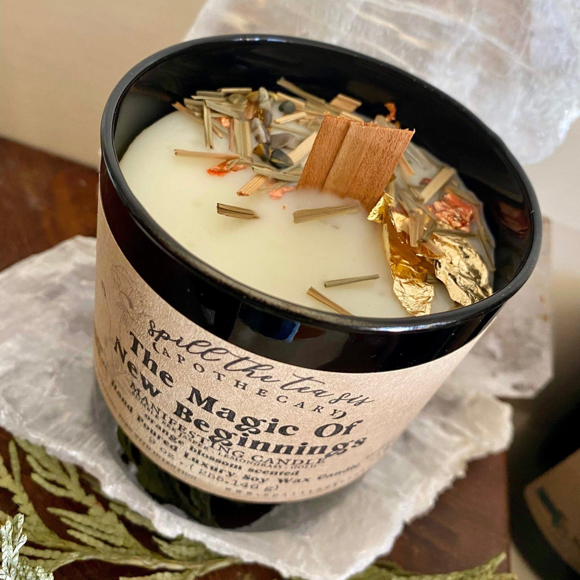 Magic of New Beginnings Intention Candle | Road Opener & Manifestation Soy Wax Candle - Spirit Nest