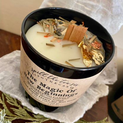 Magic of New Beginnings Intention Candle | Road Opener & Manifestation Soy Wax Candle - Spirit Nest