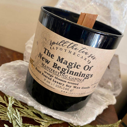 Magic of New Beginnings Intention Candle | Road Opener & Manifestation Soy Wax Candle - Spirit Nest