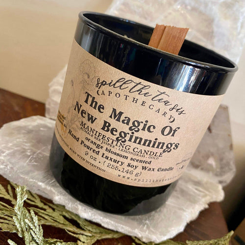 Magic of New Beginnings Intention Candle | Road Opener & Manifestation Soy Wax Candle - Spirit Nest