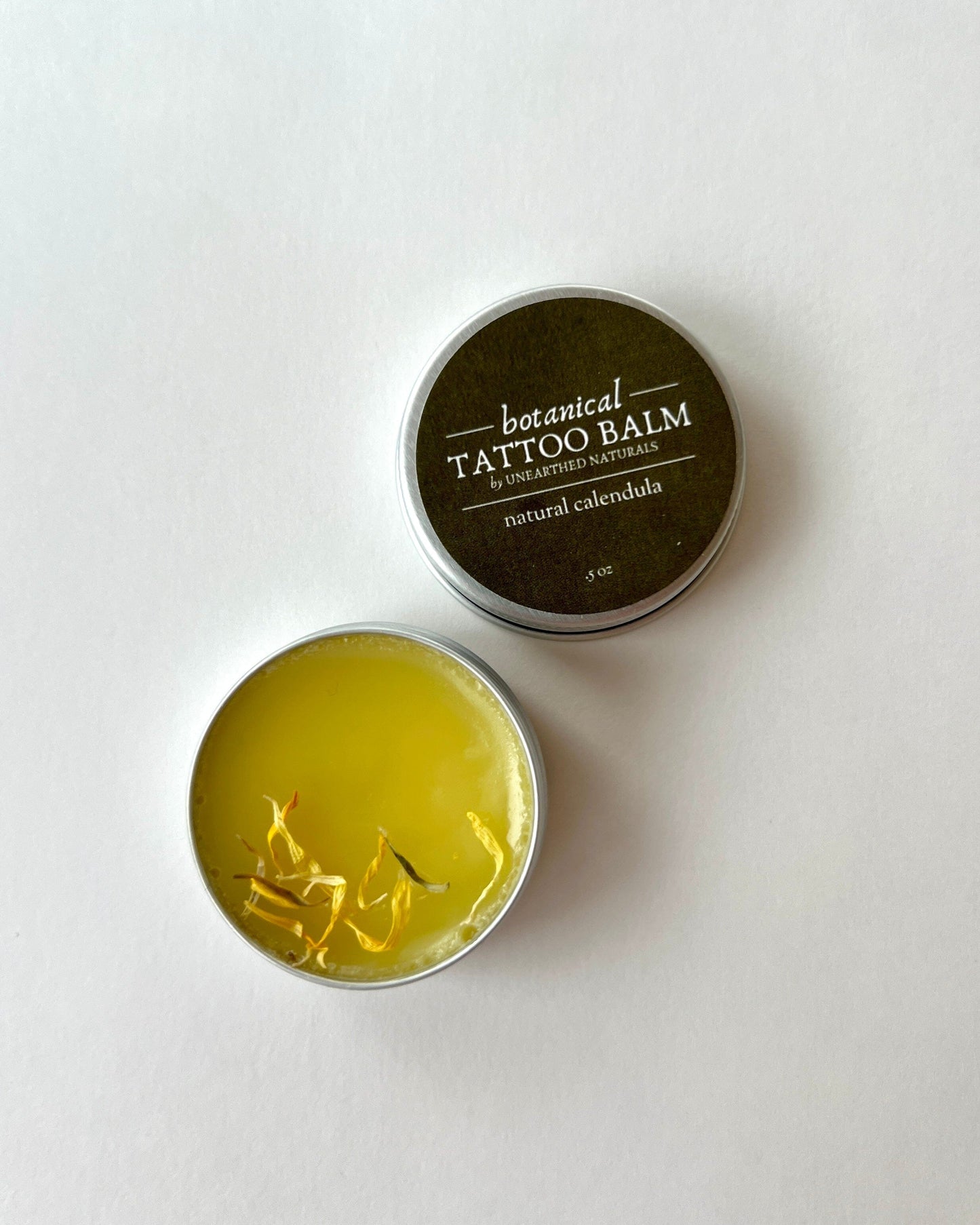 Botanical Tattoo Balm – Calendula Salve for Tattoo Aftercare