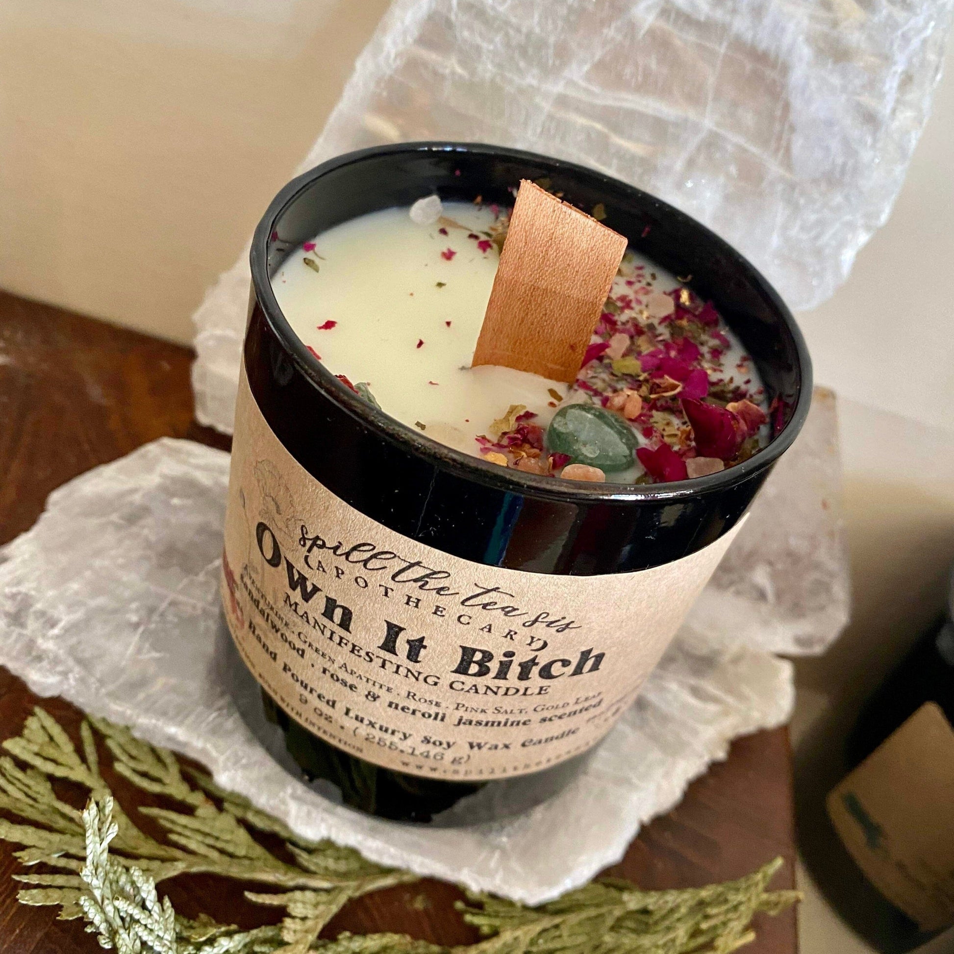 Own It Bitch Empowerment Candle - Confidence & Manifestation - Spirit Nest