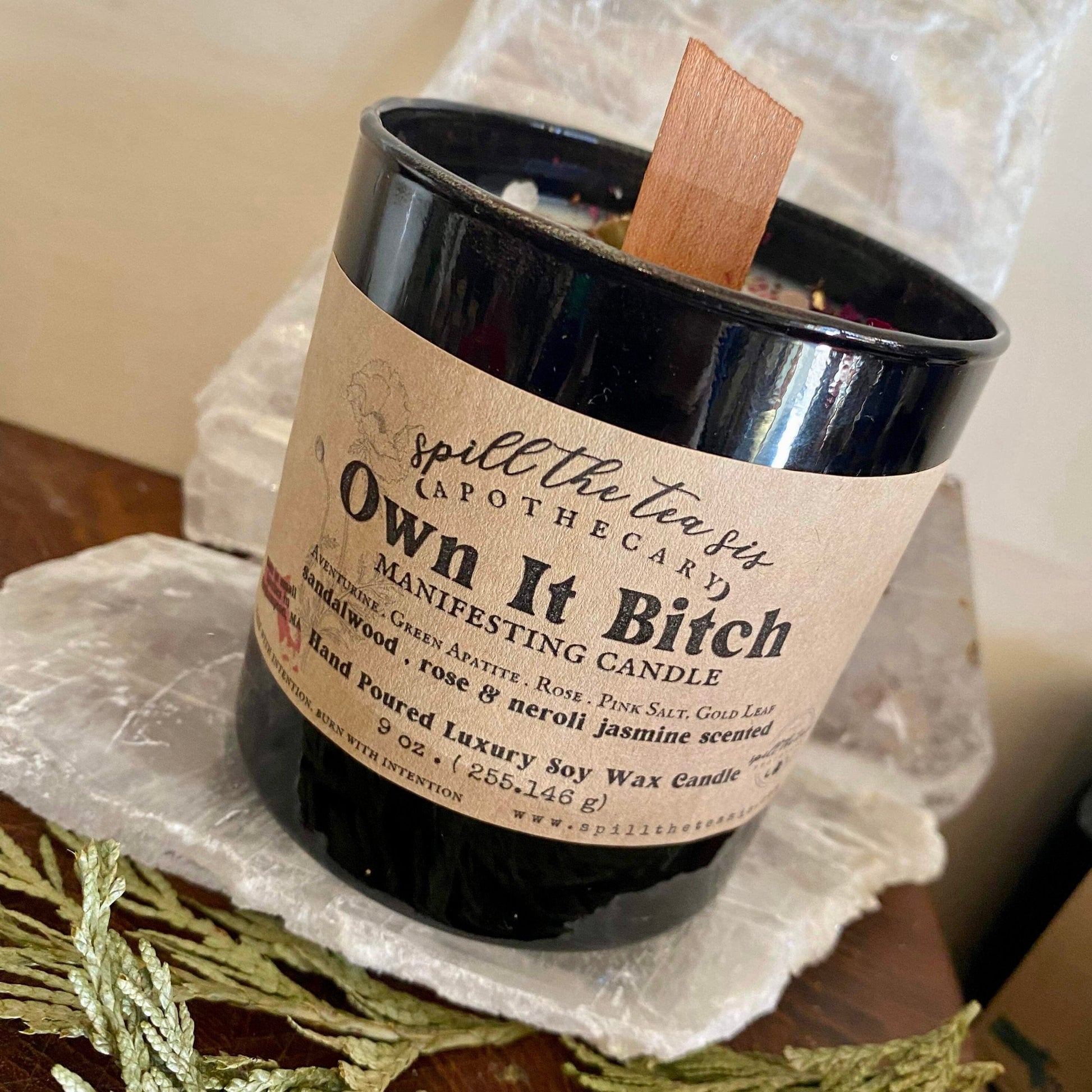 Own It Bitch Empowerment Candle - Confidence & Manifestation - Spirit Nest