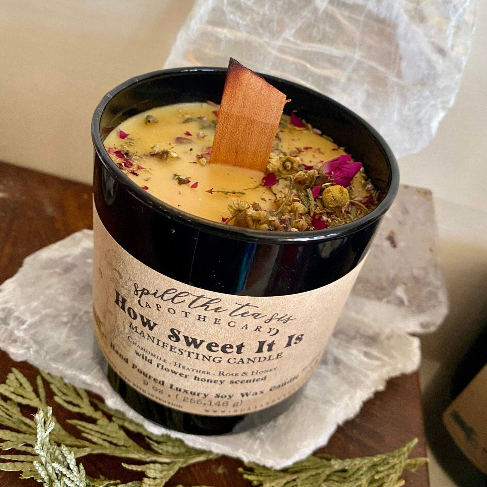 How Sweet It Is Intention Candle - Sweetness, Gratitude & Gentle Love - Spirit Nest