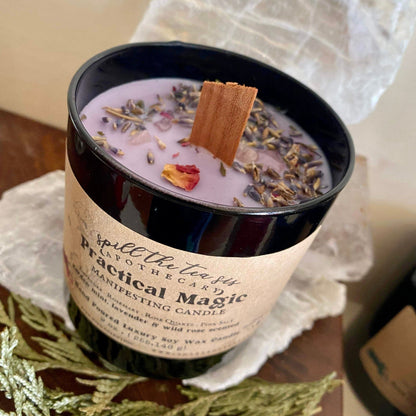 Practical Magic Intention Candle | Blessings, Luck & Sisterhood Soy Wax Candle - Spirit Nest