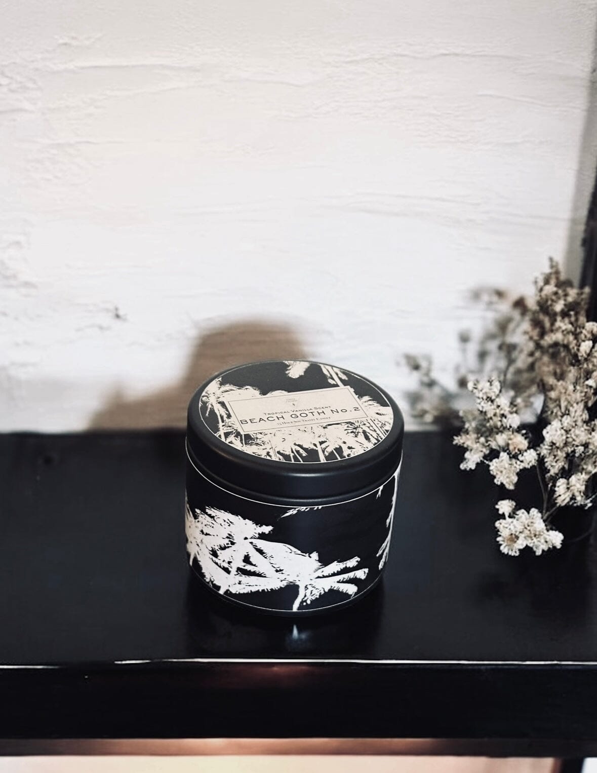 Beach Goth #2 Soy Candle | Tropical Vanilla Home Fragrance