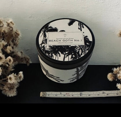 Beach Goth #2 Soy Candle | Tropical Vanilla Home Fragrance
