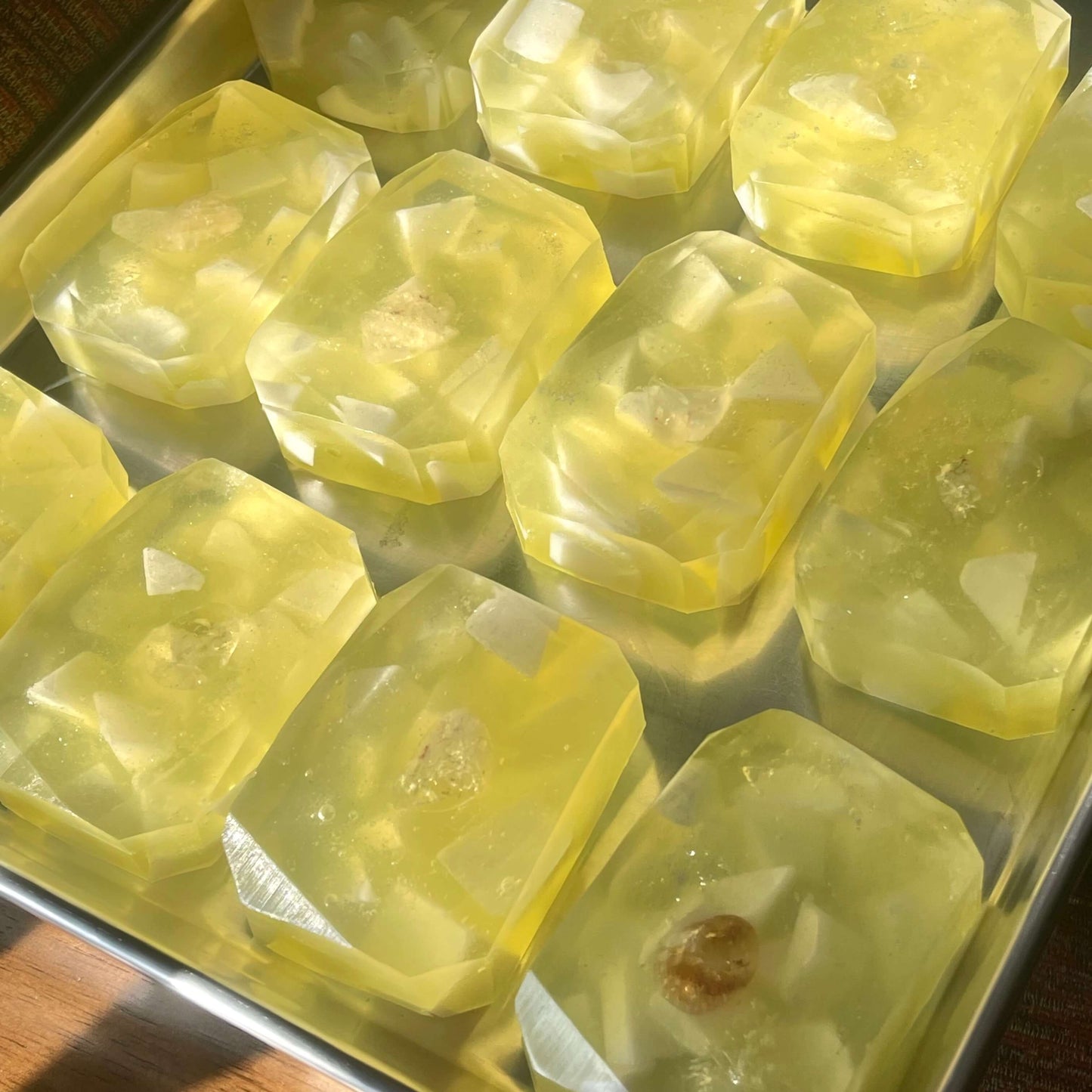 Solar Healing Crystal Soap – Lemongrass & Blue Sage