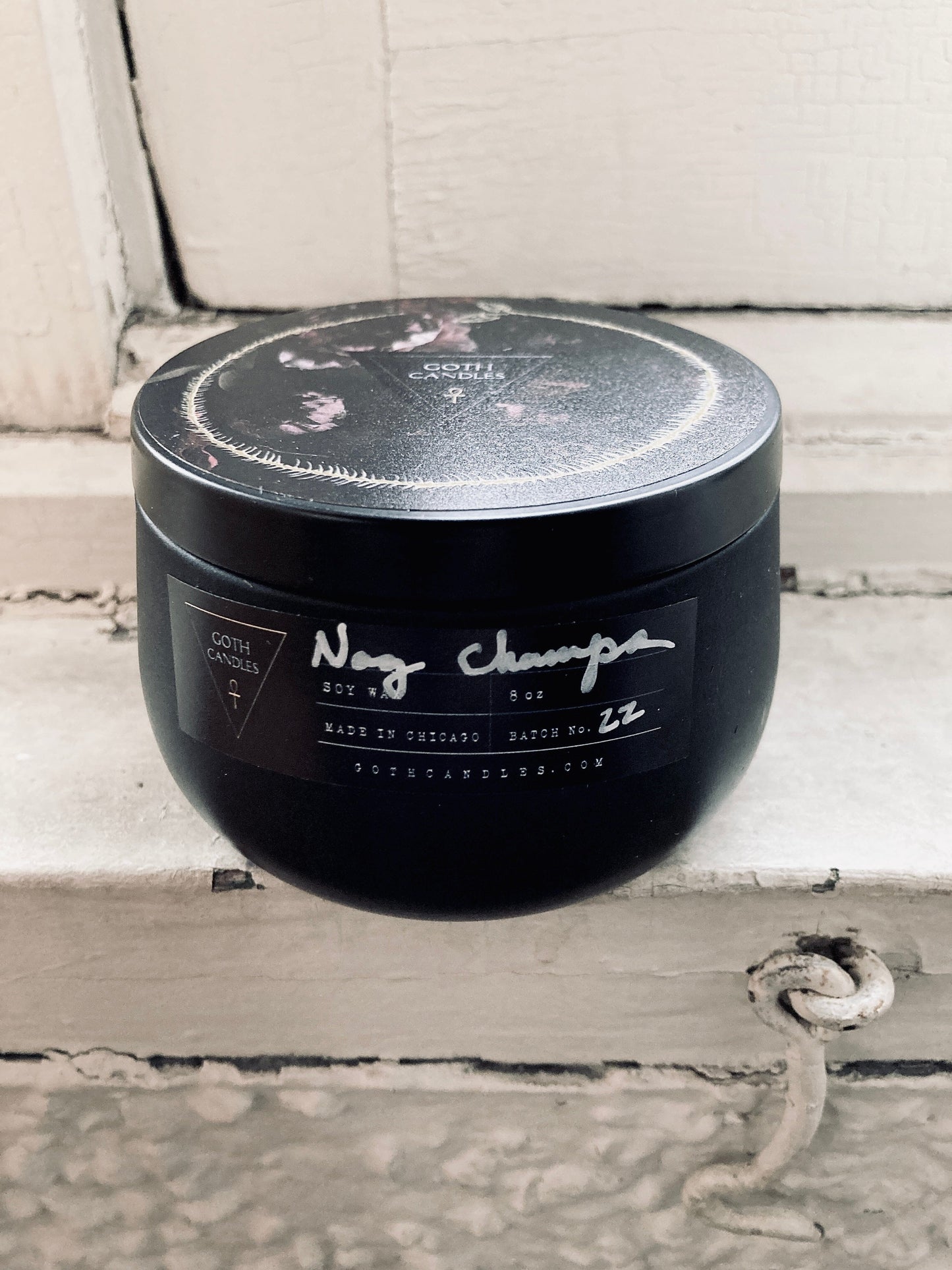 Nag Champa Black Soy Candle | Earthy Home Fragrance