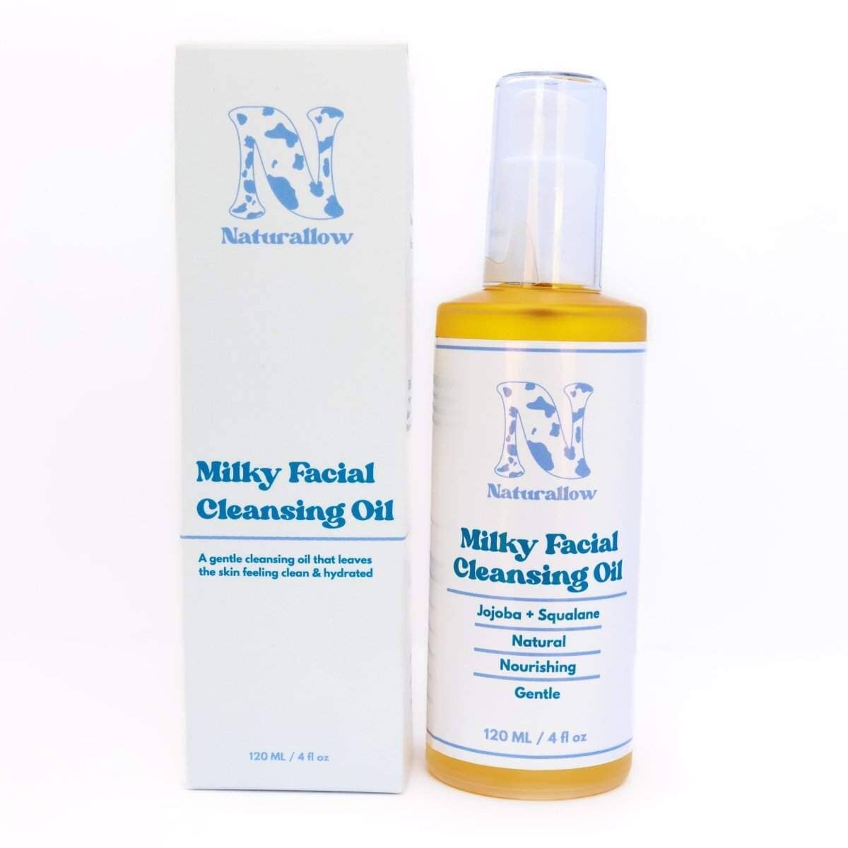 Milky Facial Cleansing Oil – Gentle Makeup Remover & Cleanser