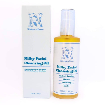 Milky Facial Cleansing Oil – Gentle Makeup Remover & Cleanser