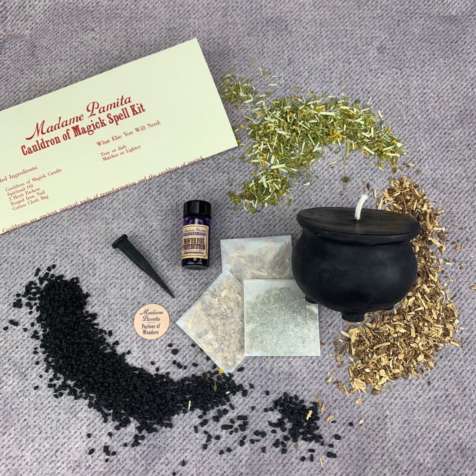 Cauldron of Magick Candle Spell Kit - Transformation & Positive Change - Spirit Nest