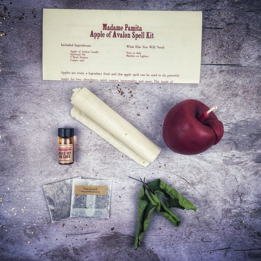 Apple of Avalon Candle Spell Kit - Love, Abundance & Ancient Magic