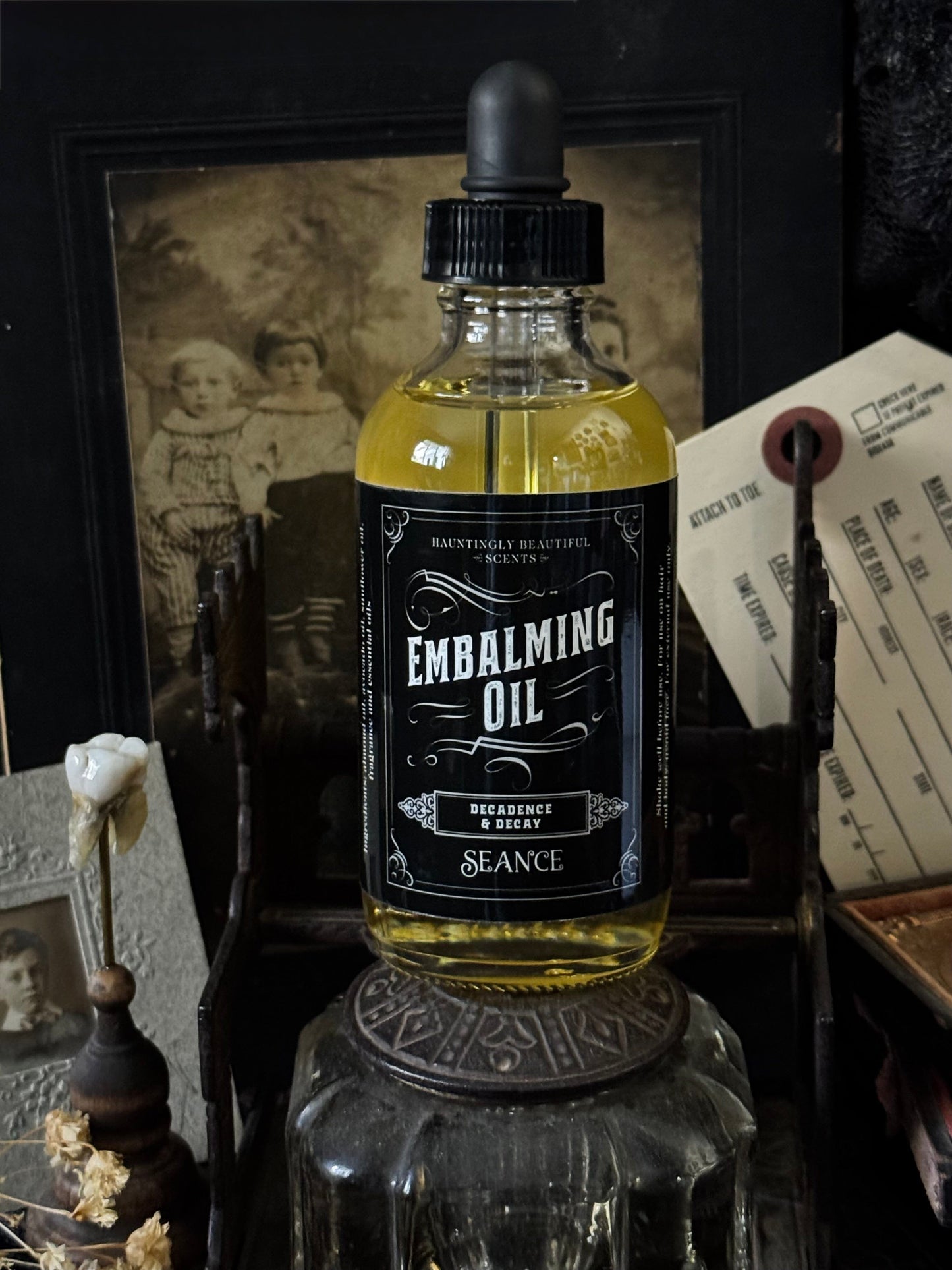 Decadence and Decay Embalming Lotion Body Oil | White Chocolate & Cherry