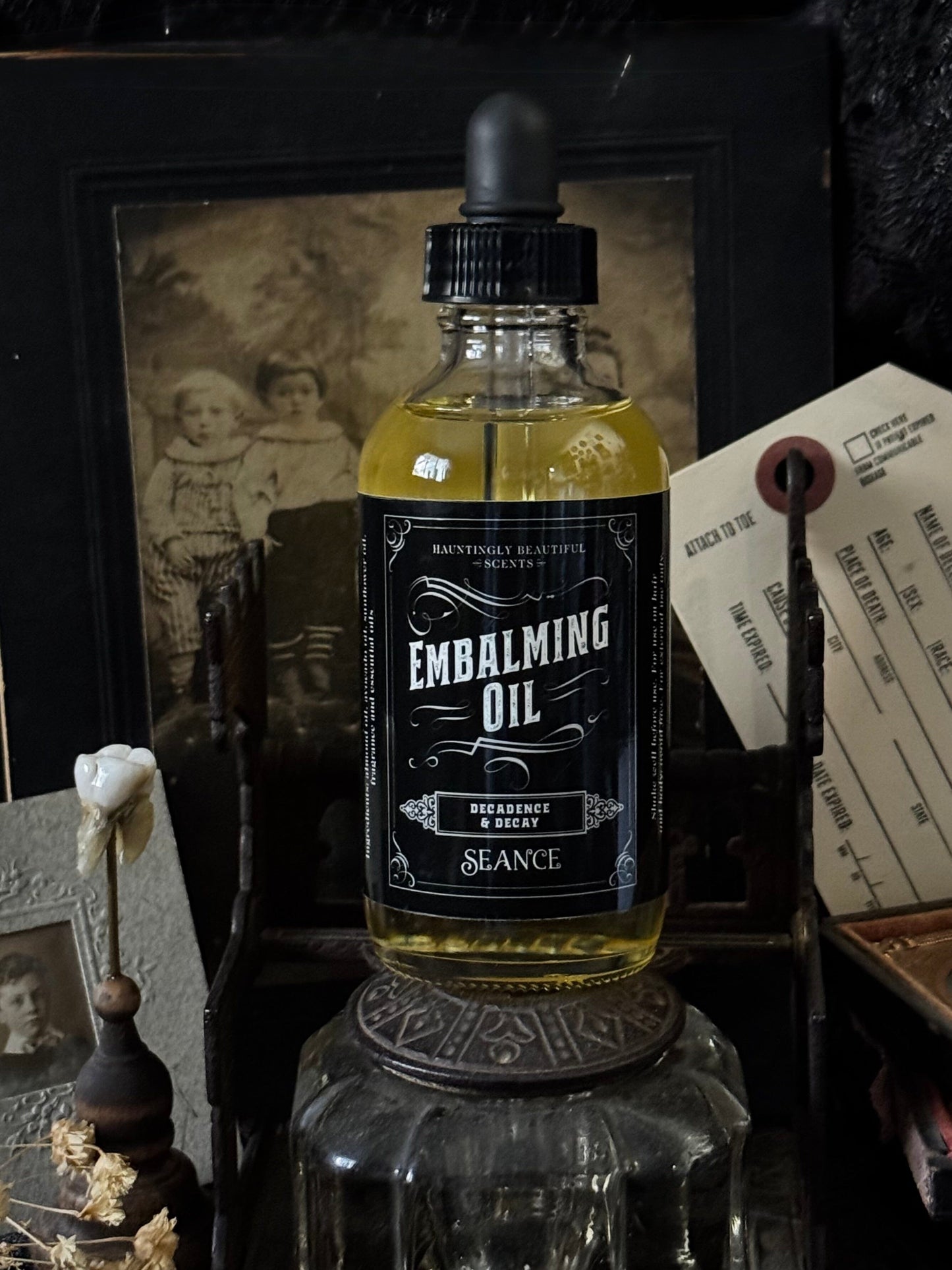 Decadence and Decay Embalming Lotion Body Oil | White Chocolate & Cherry
