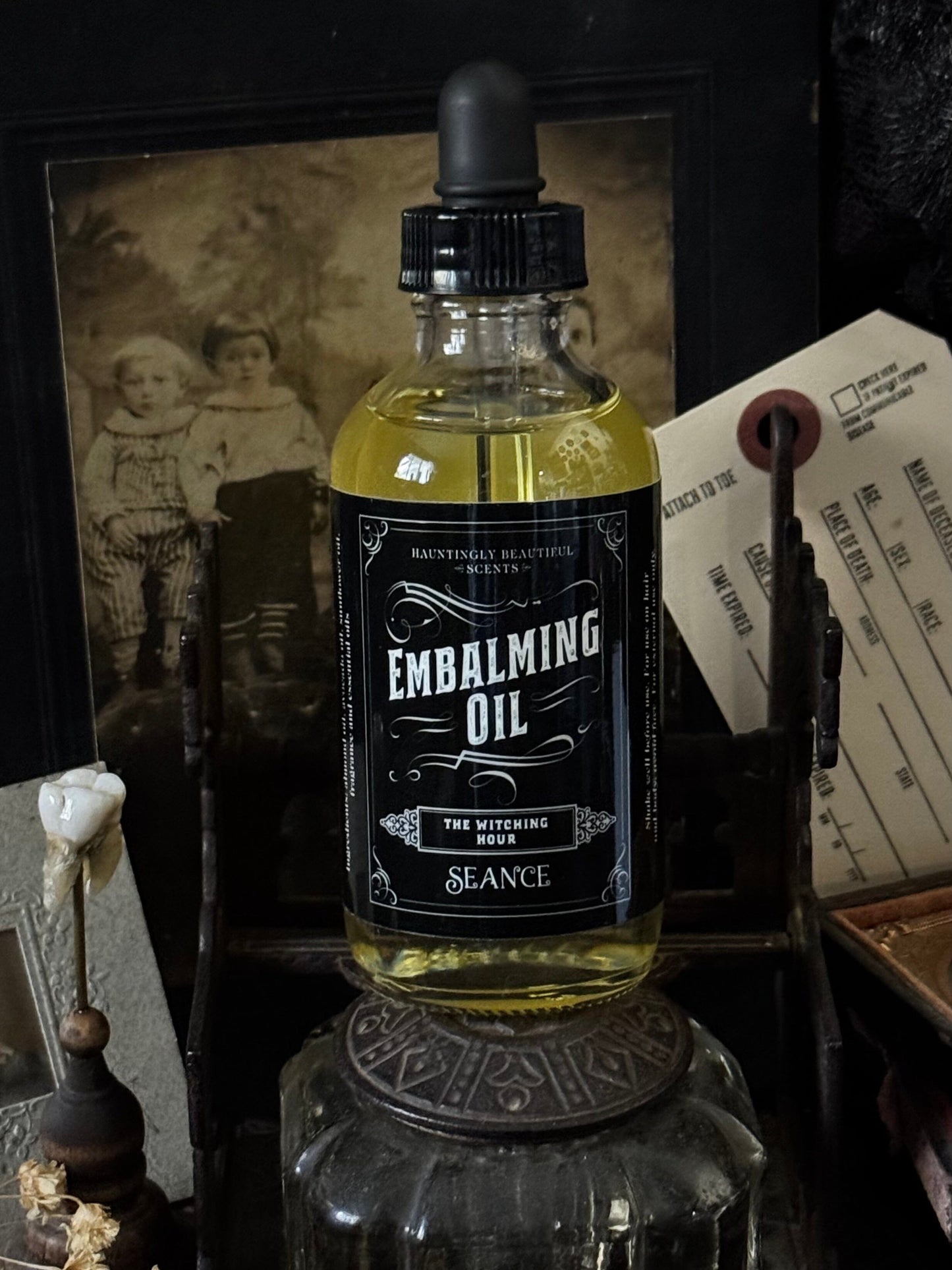 The Witching Hour Embalming Lotion Body Oil | Smoky Chocolate