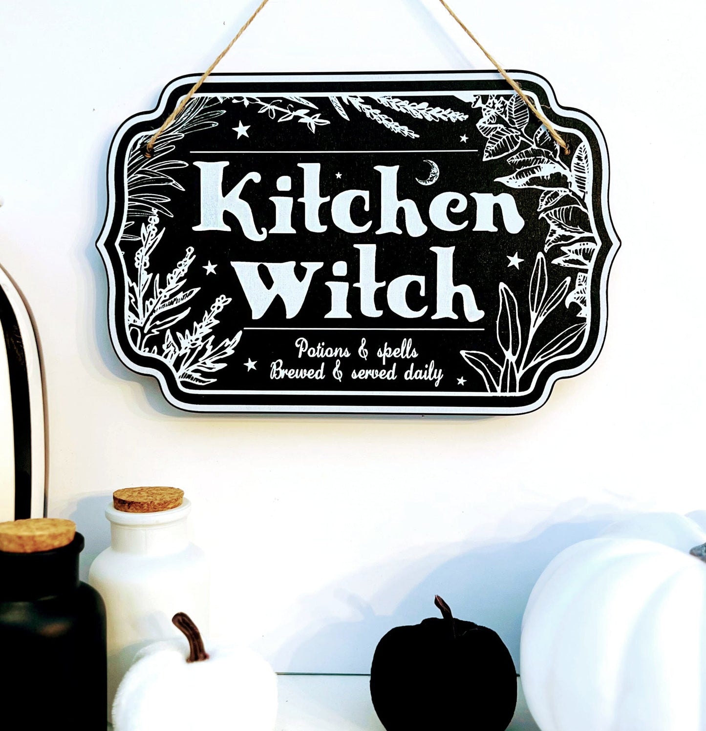 Witchy Décor Wooden Sign