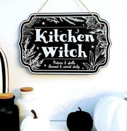 Witchy Décor Wooden Sign