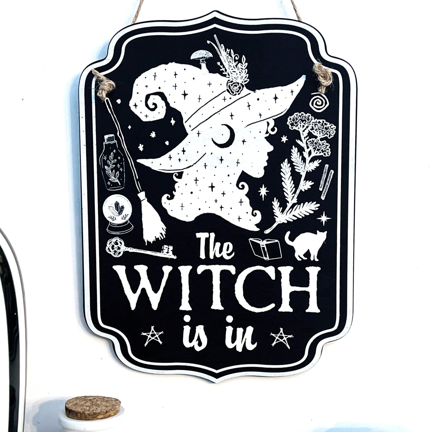 Witchy Décor Wooden Sign