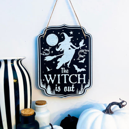 Witchy Décor Wooden Sign