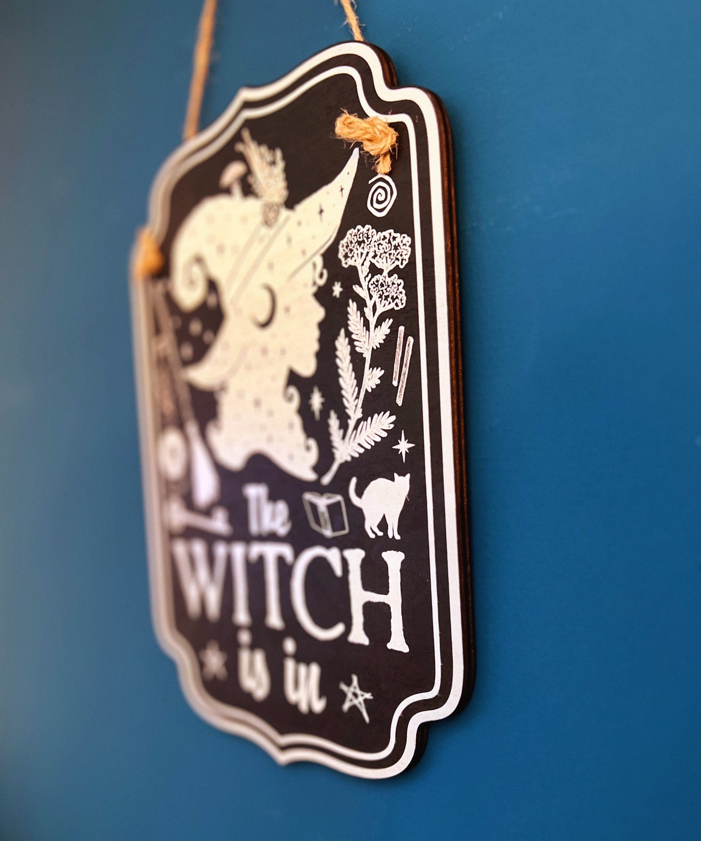 Witchy Décor Wooden Sign