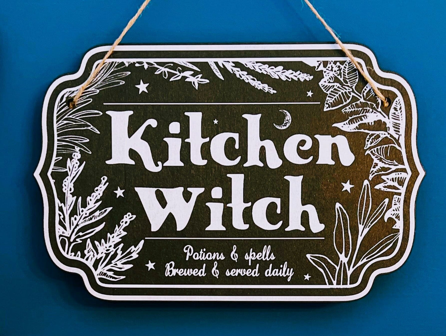 Witchy Décor Wooden Sign