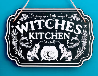 Witchy Décor Wooden Sign