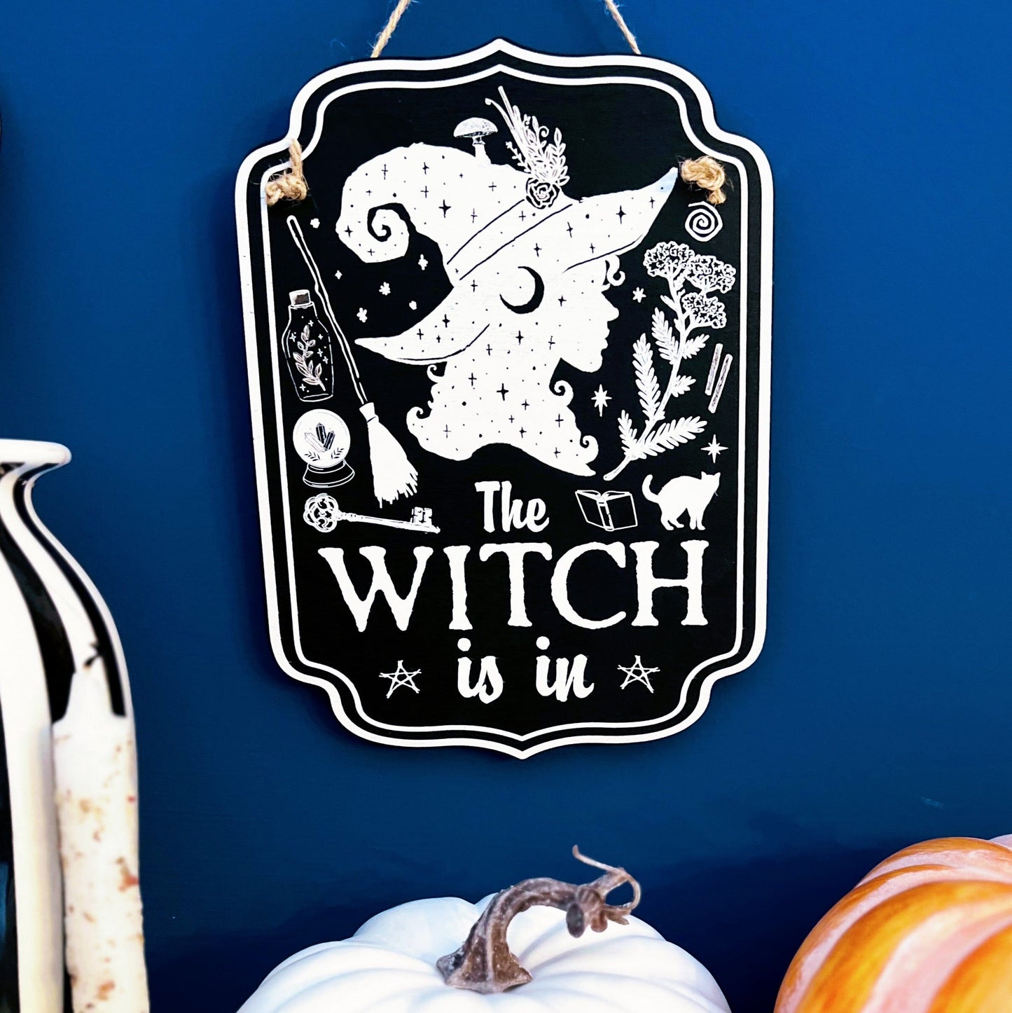 Witchy Décor Wooden Sign