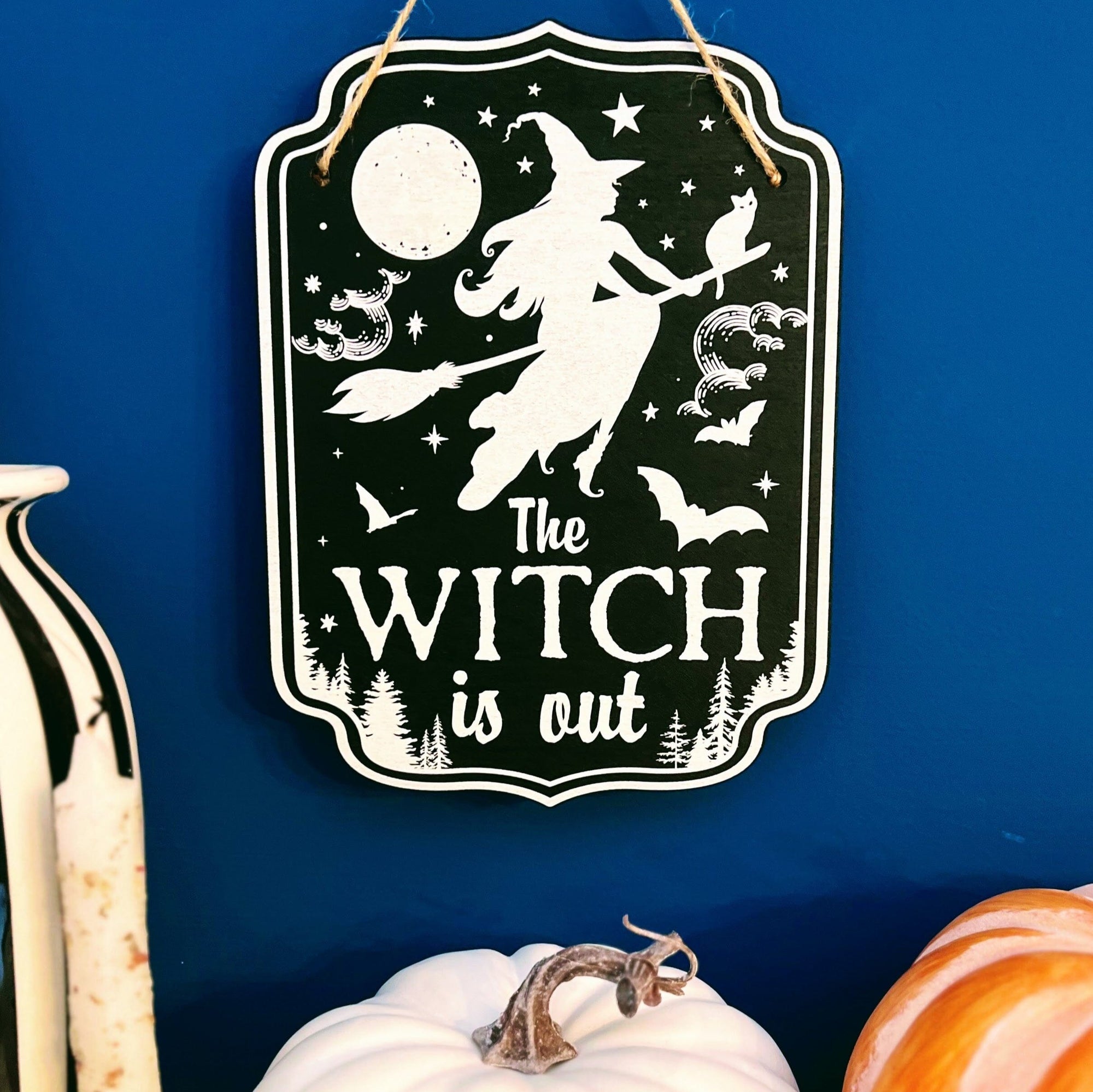 Witchy Décor Wooden Sign