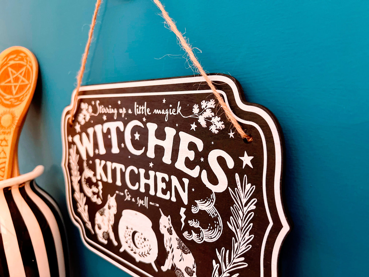 Witchy Décor Wooden Sign