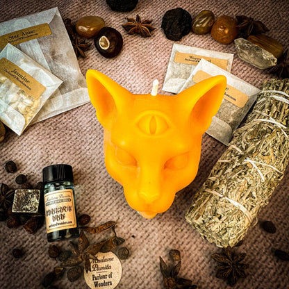 Psychic Eye Candle Spell Kit – Intuition & Spiritual Sight Magic