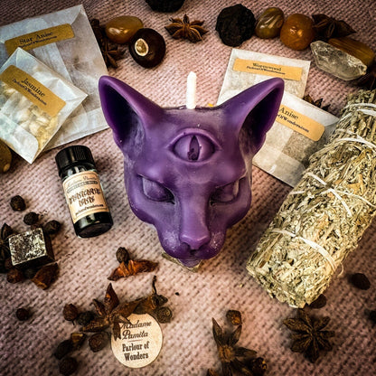 Psychic Eye Candle Spell Kit – Intuition & Spiritual Sight Magic