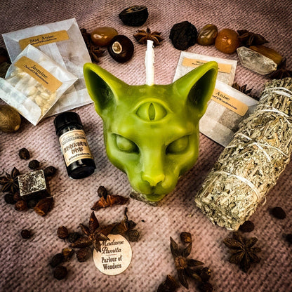 Psychic Eye Candle Spell Kit – Intuition & Spiritual Sight Magic