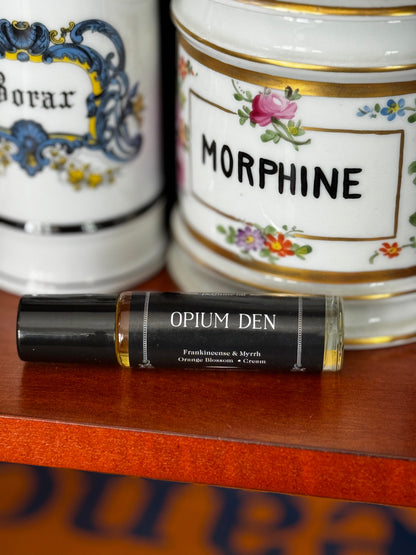Opium Den Perfume Oil Roller | Frankincense & Orange Blossom