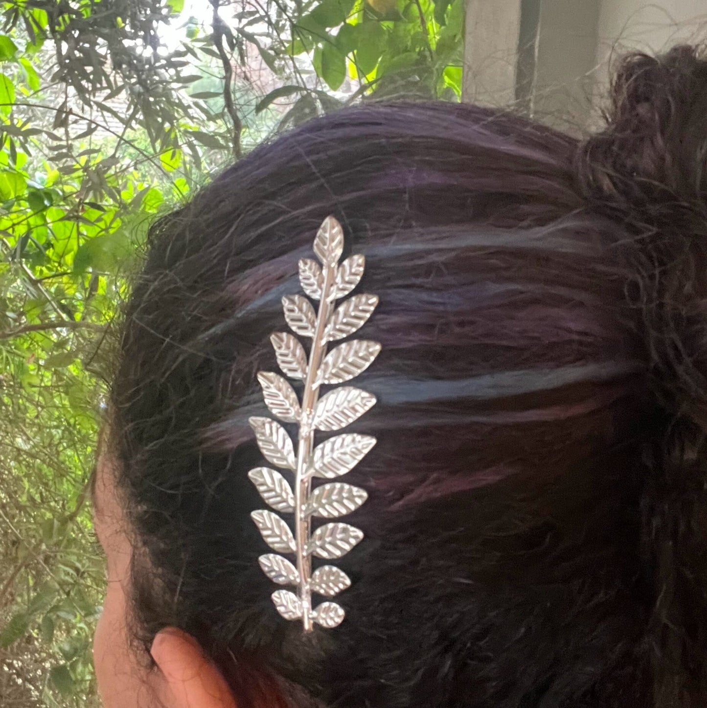 Elegant Leaf Branch Hair Clip