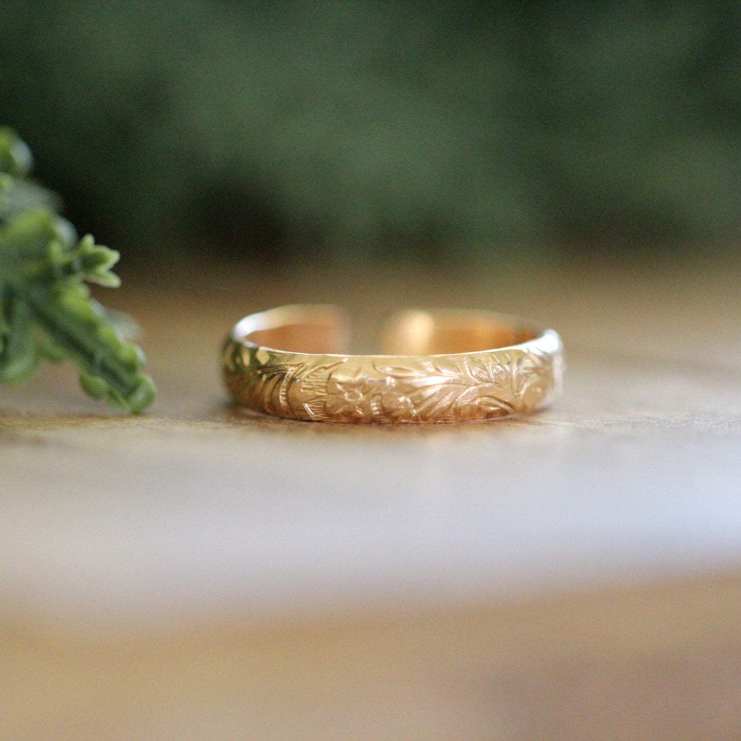 Blossom Floral Ring | Adjustable Botanical Band