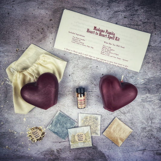 Heart to Heart Candle Spell Kit - Forging Deep Emotional Bonds & True Connection