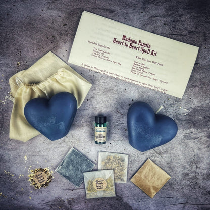 Heart to Heart Candle Spell Kit - Forging Deep Emotional Bonds & True Connection
