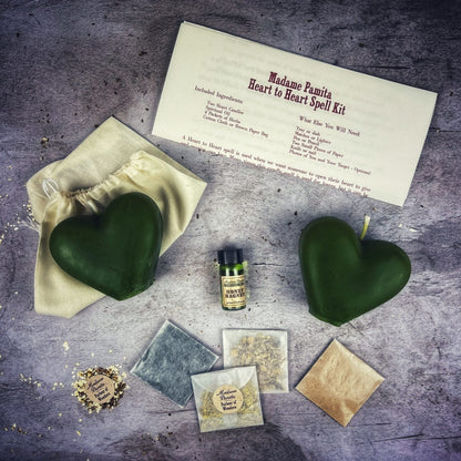 Heart to Heart Candle Spell Kit - Forging Deep Emotional Bonds & True Connection