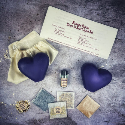 Heart to Heart Candle Spell Kit - Forging Deep Emotional Bonds & True Connection