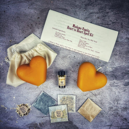 Heart to Heart Candle Spell Kit - Forging Deep Emotional Bonds & True Connection