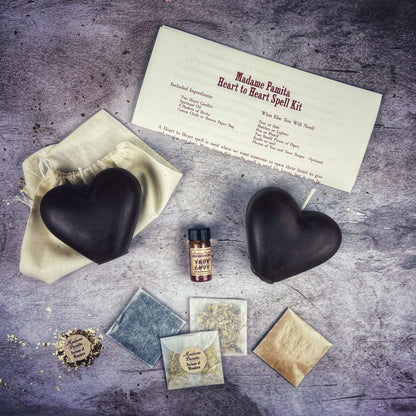 Heart to Heart Candle Spell Kit - Forging Deep Emotional Bonds & True Connection