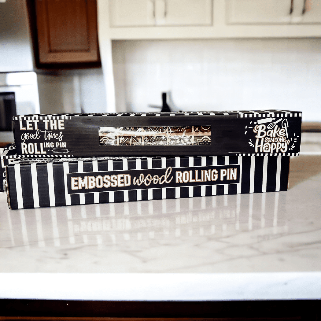 Rolling Pins - Box Style | Engraved Wooden Baking Roller